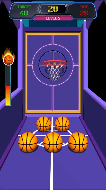 Shot Basketball Screenshot 1